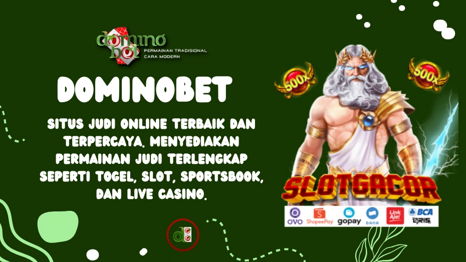 Dominobet - Situs Poker Resmi Pasti Jackpot - Link Alternatif